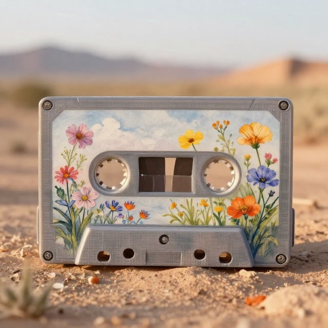 Ejemplo de portada de álbum de Indie creada con el generador gratuito de portadas de álbumes con IA
